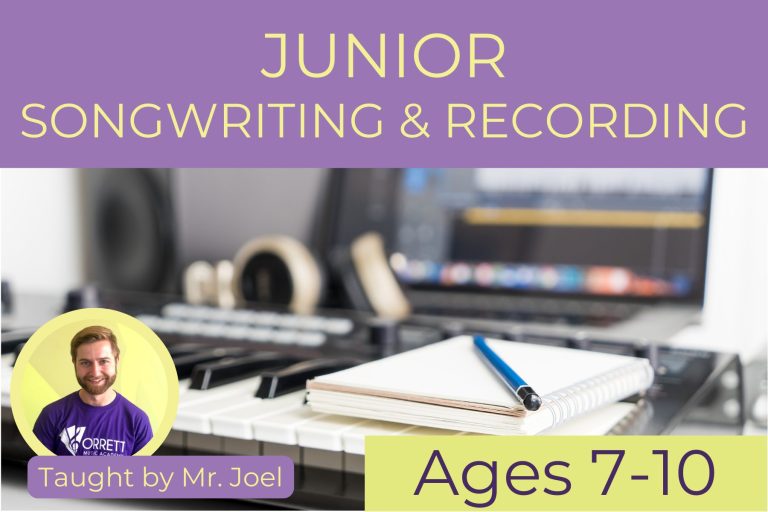 Junior Songwriting And Recording Mon 7 30PM 2022 2023 Registration 