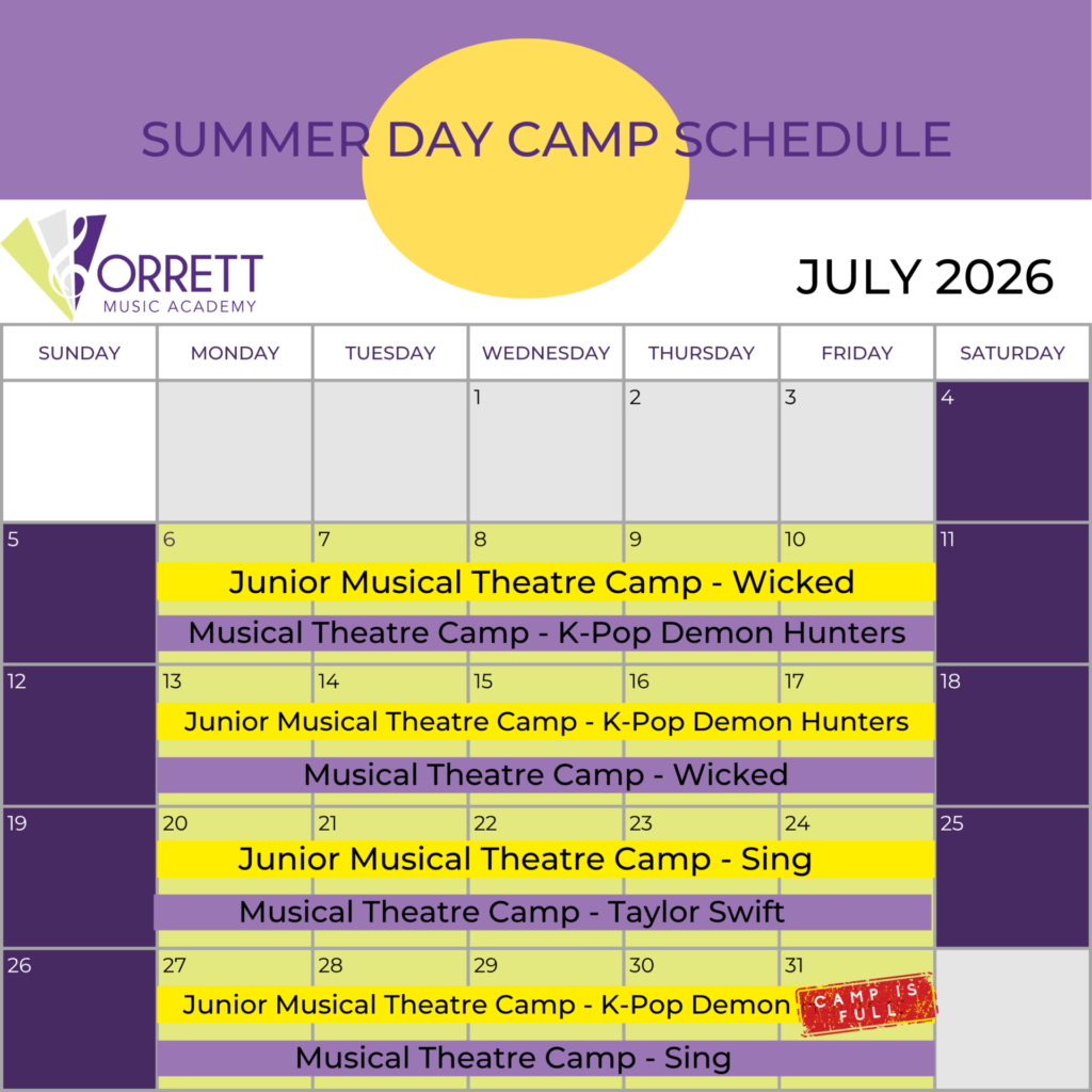Summer Camp Calendar 2026