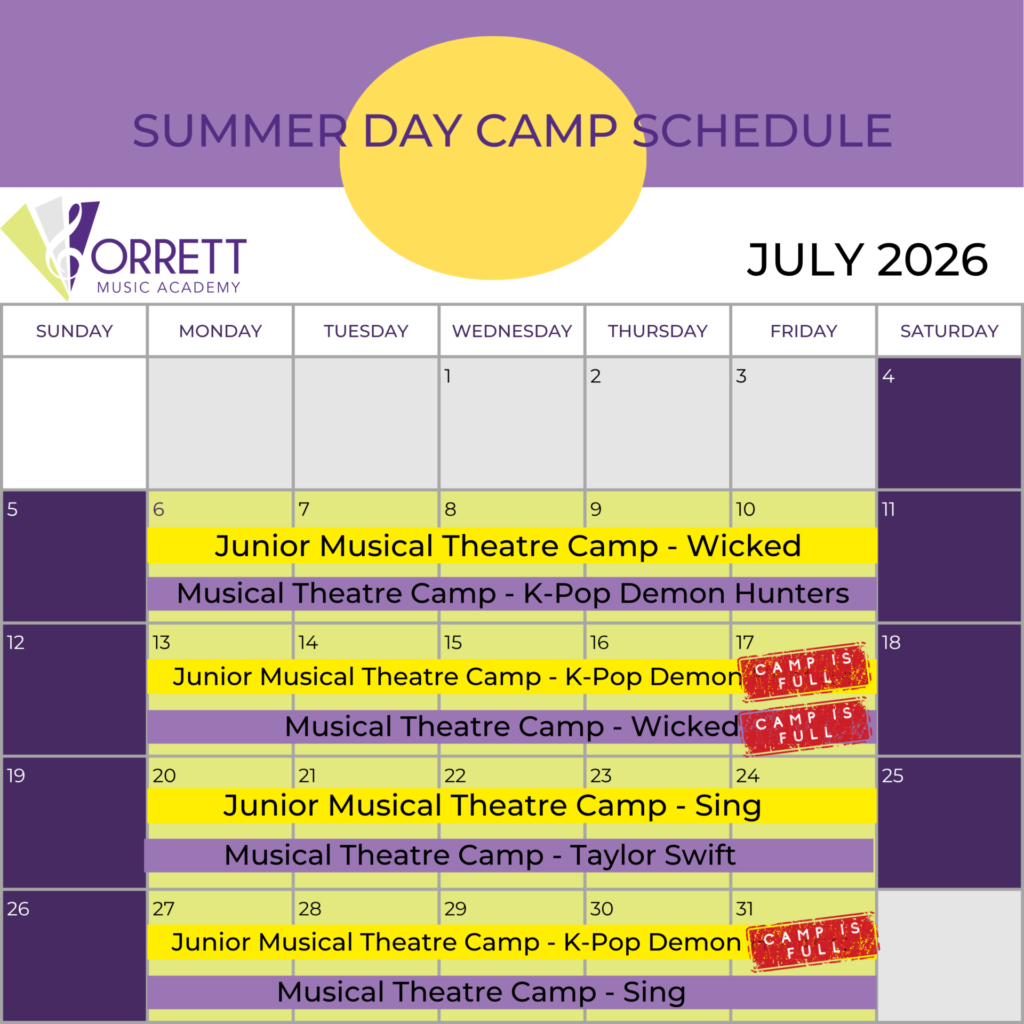 Summer Camp Calendar 2026 first